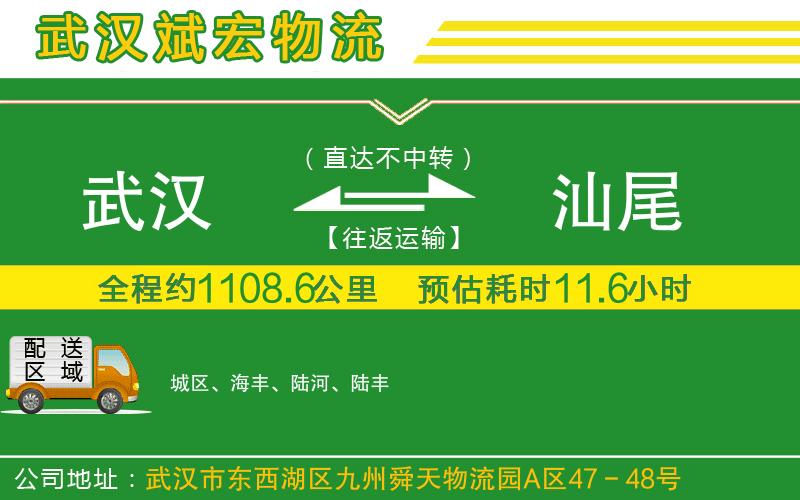 武漢到汕尾貨運(yùn)公司