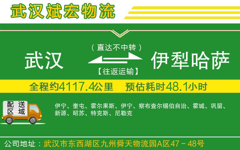 武漢到伊犁哈薩克自治州貨運專線