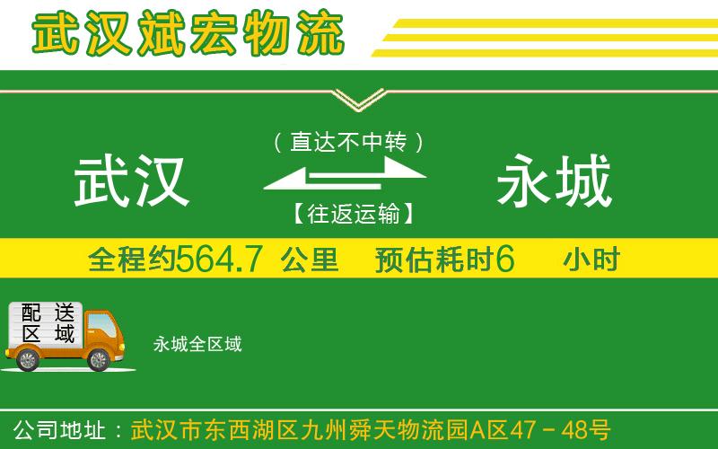 武漢到永城貨運(yùn)公司