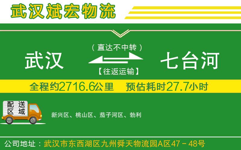 武漢到七臺河貨運專線