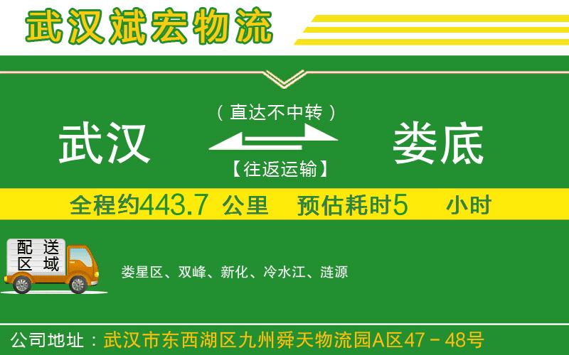 武漢到婁底物流專線