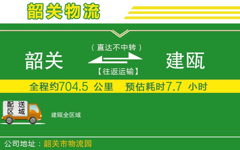 韶關(guān)到建甌物流公司