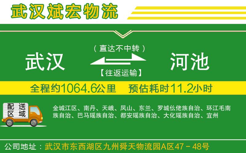 武漢到河池物流專線