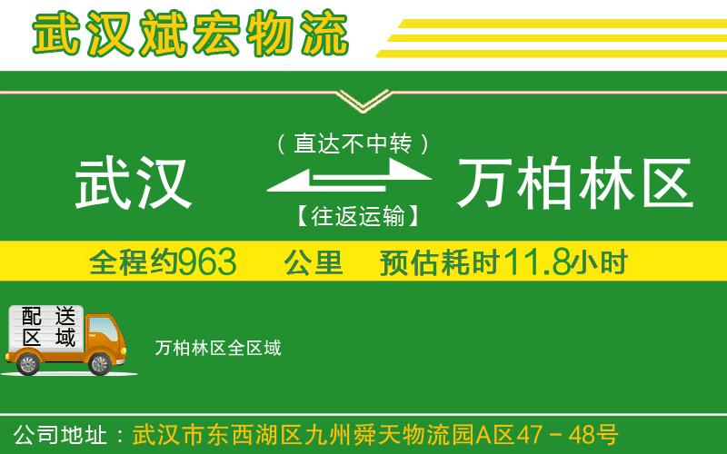 武漢到萬(wàn)柏林區(qū)貨運(yùn)專線