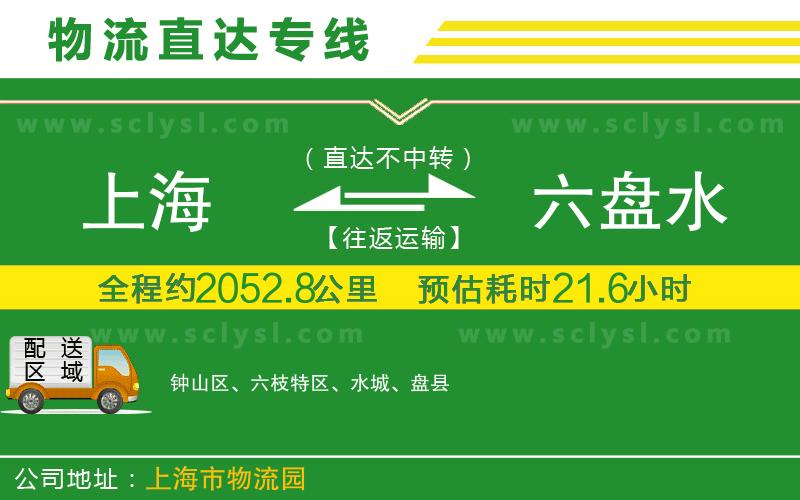 上海到六盤水物流專線