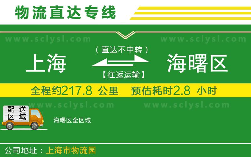 上海到海曙區(qū)物流專線