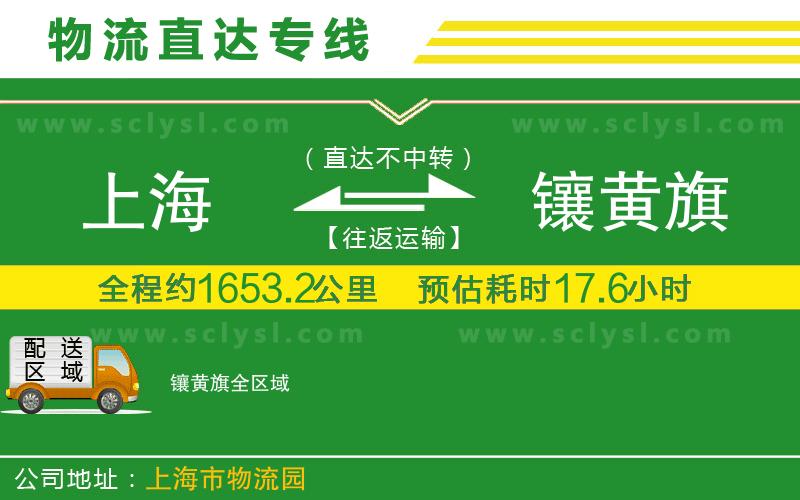 上海到鑲黃旗物流專線