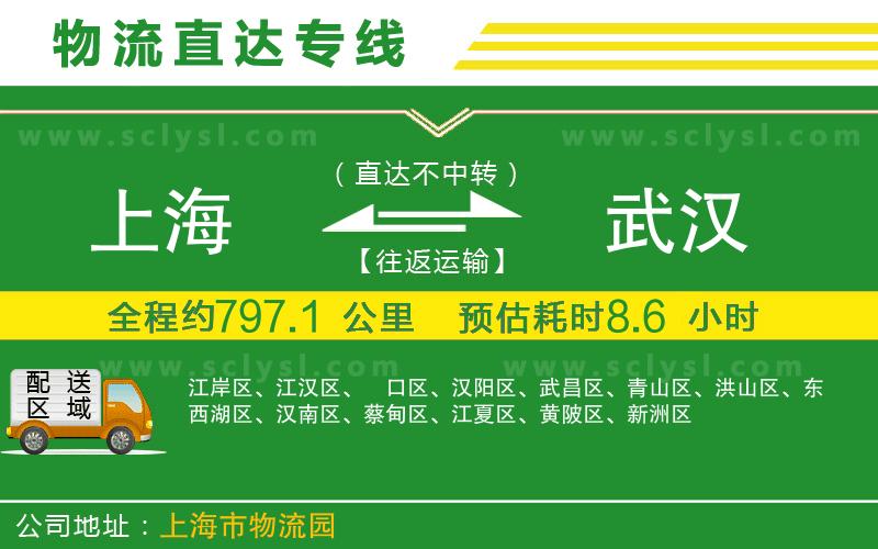 上海到武漢物流專線