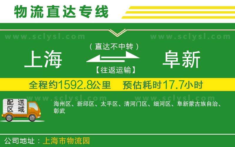 上海到阜新物流專(zhuān)線