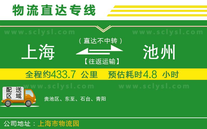 上海到池州物流專線