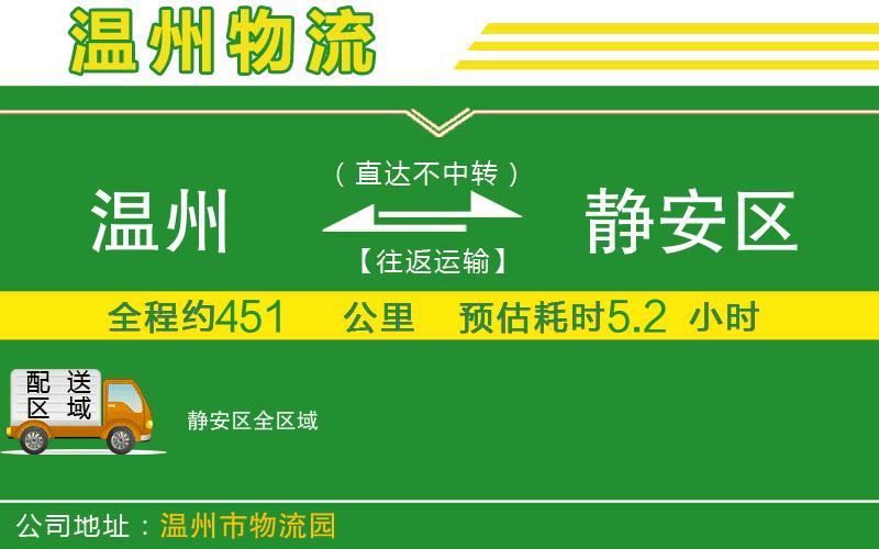 溫州到靜安區(qū)貨運公司