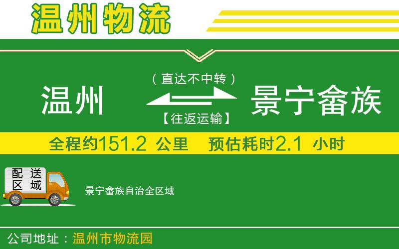 溫州到景寧畬族自治貨運(yùn)公司