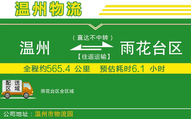 溫州到雨花臺(tái)區(qū)貨運(yùn)專(zhuān)線