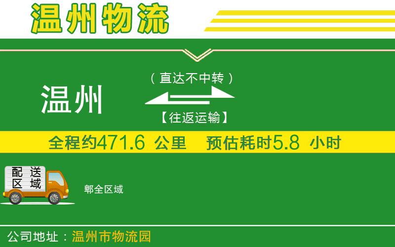 溫州到郫貨運專線