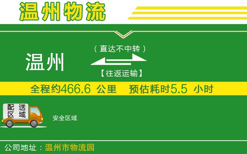 溫州到安物流專線