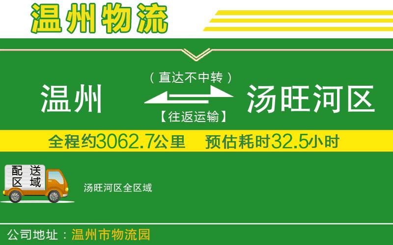 溫州到湯旺河區(qū)物流專線