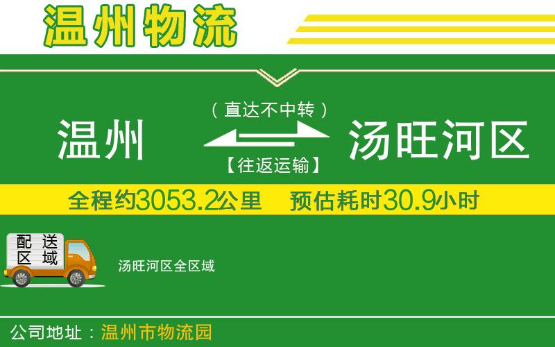 溫州到湯旺河區(qū)貨運專線