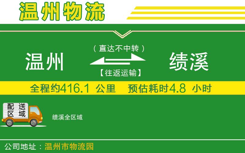 溫州到績(jī)溪貨運(yùn)公司